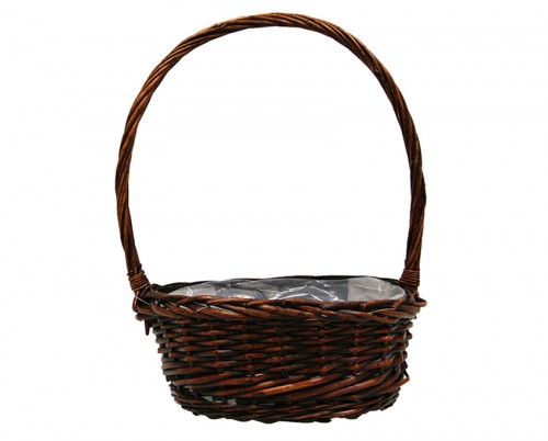 Brown cup basket s/3